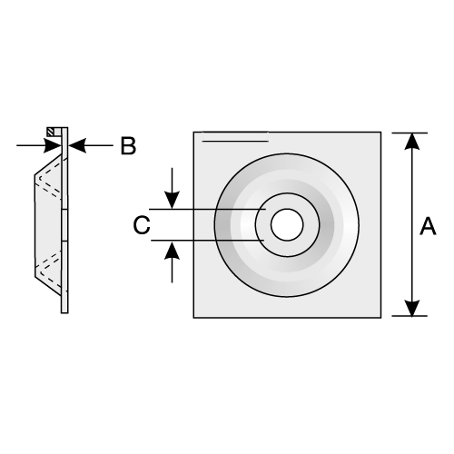 Embossed Plate (Donut plate) Embossed Plate (Donut plate)