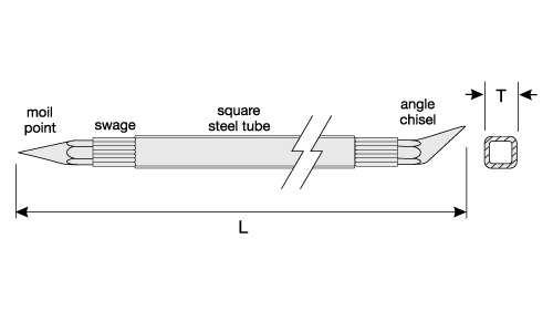 Square Steel Tube (swaged) Square Steel Tube (swaged)